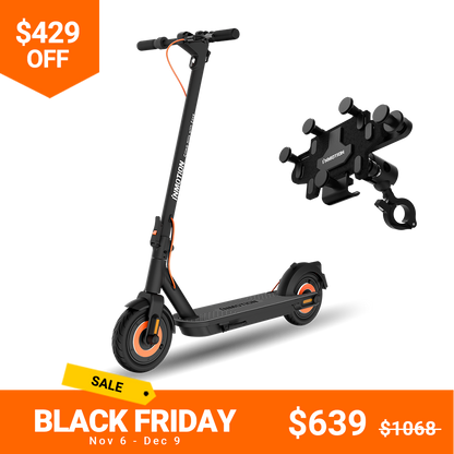 INMOTION Climber electric scooter with modern design, includes phone mount.