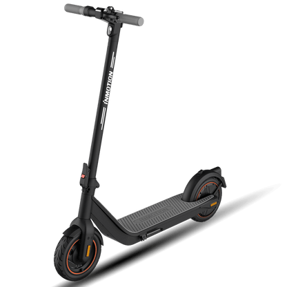 INMOTION Air Pro electric scooter with sleek design and orange accents.