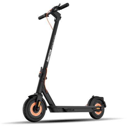 INMOTION Climber scooter side view showcasing sleek design and sturdy wheels.