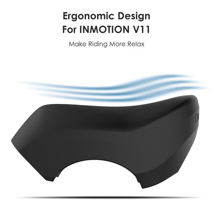 Ergonomic black foam seat for INMOTION V11, promoting comfortable riding.