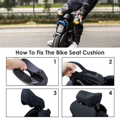 Instructional guide for fixing INMOTION V11 bike seat cushion